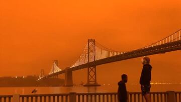 El apocalíptico cielo que despertó a parte de California