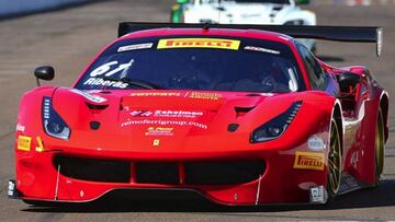 Riberas lleva al Ferrari 488 GT3 hasta el podio en Florida