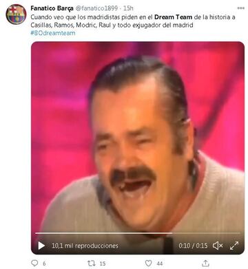 Memes: Las redes bromean con el mejor once de la historia