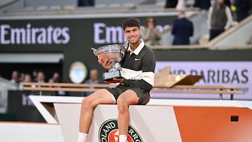 Carlos Alcaraz, en el pasado Roland Garros.