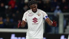 DT de Torino reacciona a disgusto de Duván Zapata