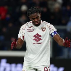 DT de Torino reacciona a disgusto de Duván Zapata