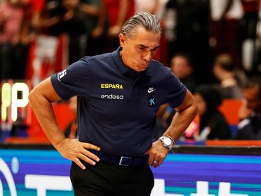 Scariolo, en el partido ante Canadá.