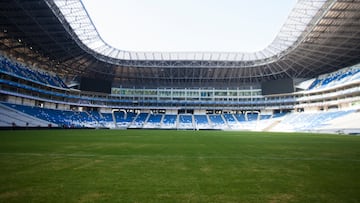 Así quedó la cancha de Rayados tras el concierto de The Weeknd