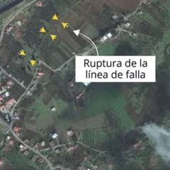 La impactante imagen de la gran falla en Turquía tras el terremoto