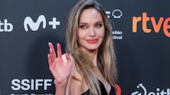 Angelina Jolie deslumbra en San Sebastián