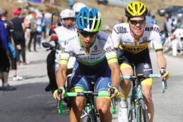 Esteban Chaves el ganador de la etapa reina del Giro de Italia