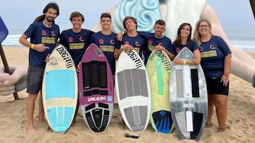 La selección española de skim, en Portugal