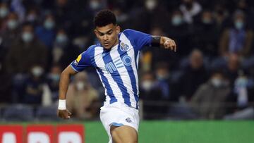 Luis Díaz en un partido del Porto en la Liga de Portugal