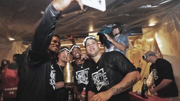 Así se vivió la celebración de los Yankees al ganar el Wild Card