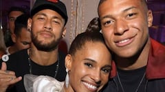 Neymar and Mbappé party with Cindy Bruna and chums in Paris
