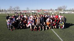 Los veteranos del Rayo Vallecano, fieles a su cita con la solidaridad