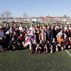 El Rayo de Veteranos y Femenino unen sus fuerzas en un partido benéfico