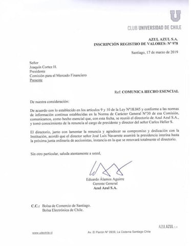 José Luis Navarrete será el presidente interino de la U