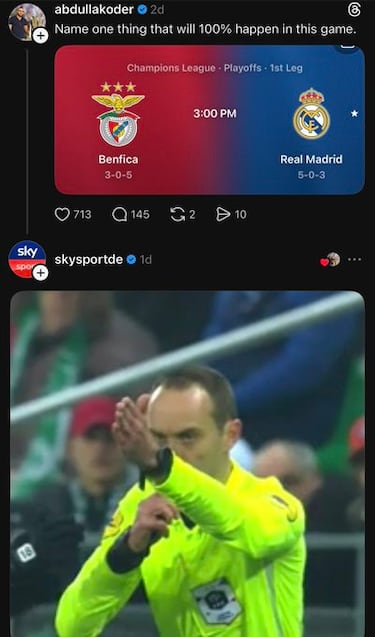 Los mejores memes de la ida del playoff a octavos de la Champions