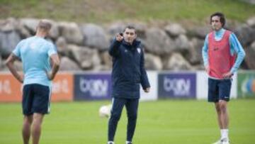 Entrenamiento del Athletic.