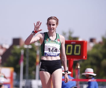 Campeonato de España de Atletismo que se está disputando en el estadio Juan de la Cierva en Getafe.

