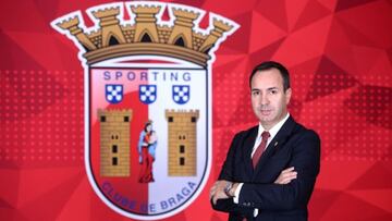 Antonio Salvador, presidente del Sporting de Braga.