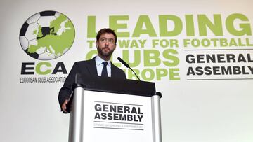Andrea Agnelli, presidente de la Asociación de Clubes Europeos (ECA)