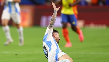 Lionel Messi suffers injury heartbreak in Copa América final