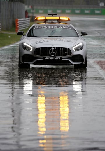 La lluvia en Monza retrasó la calificación del GP de Italia