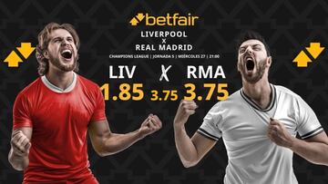 Liverpool FC vs. Real Madrid: horario, TV, pronósticos, estadísticas y clasificación