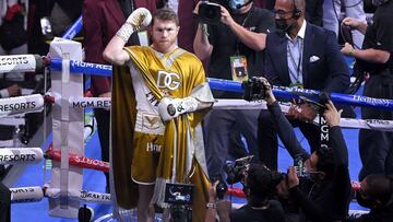 Canelo Alvarez antes de su combate contra Plant.