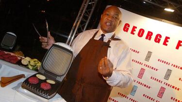 Así era la parrilla de George Foreman con la que ganó más dinero que boxeando