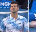 60′′ de puro Djokovic: lesionado, salvó el tercer set point en contra e hizo magia