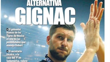 Prensa de Barcelona pone Gignac como posible fichaje