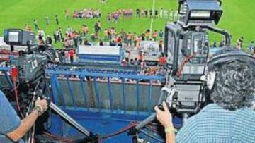 <b>DE INTERÉS. </b>El Atlético ha cerrado con Telemadrid y Caja Madrid uno de los acuerdos audiovisuales más importantes de los últimos años.