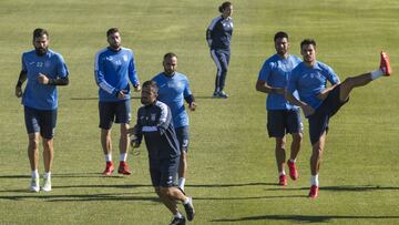 Entrenamiento del Leganés.