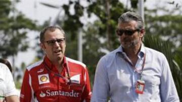 PRECAVIDO. Domenicali es consciente de que Ferrari debe mejorar el coche de Alonso para que el asturiano consiga su tercer título mundial.