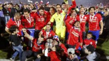 Chile celebra el título