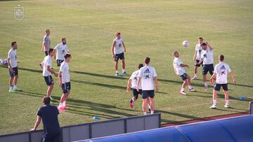 La Selecci車n ultima detalles del duelo de cuartos contra Suiza