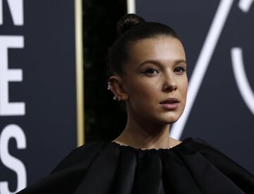 Millie Bobby Brown acudió como una de las representantes de Stranger Things.