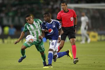 Los goles del partido fueron anotados por Dayro Moreno, para Nacional, y Christian Marrugo por Millonarios. 