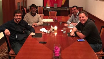 Alonso, García Abad, Boullier y Brown.