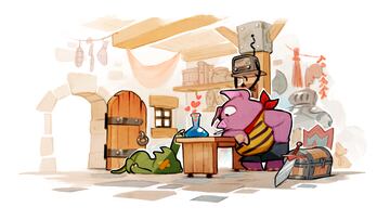 Ilustración - Wonderboy: The Dragon&#039;s Trap (PC)