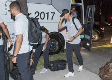 El Real Madrid ya se encuentra en Los Ángeles