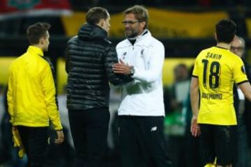 See you next week. Tuchel and Klopp congratulate each other on the whistle.