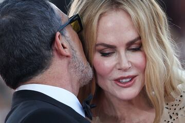 Antonio Banderas y Nicole Kidman durante el Festival Internacional de Cine de Venecia celebrado en el Lido de Venecia.