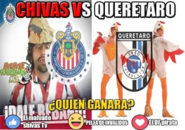 Los mejores Memes del Querétaro vs Chivas