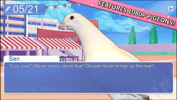 Captura de pantalla - Hatoful Boyfriend (OSX)