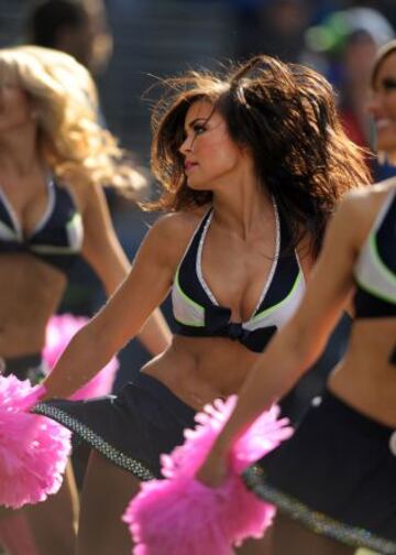Cheerleaders de los Seattle Seahawks.