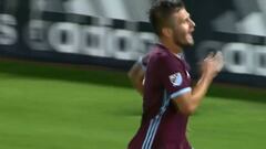 Diego Rubio se lució con un gol y una asistencia de taco en la MLS