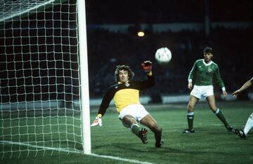 El legendario arquero de Irlanda del Norte también es otro de los que jugó ya con varios años encima. A los 41 años jugó el encuentro de la Copa del Mundo de México 1986 en la que su selección cayó ante Brasil