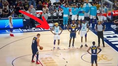 La insólita táctica para distraer a una superestrella en un tiro libre: ¿funcionó?