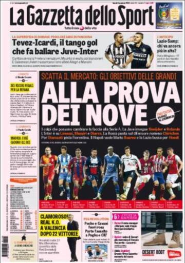 Portadas de la prensa deportiva