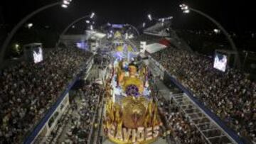 La escuela de samba de Gaviões esta presente en el Carnaval de Río desde 1969. Han conseguido el titulo de Sao Paulo en 1991, 2005 y 2007.
